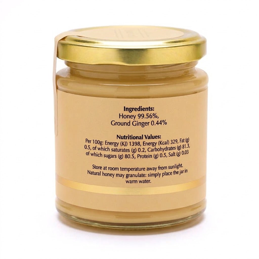 Ginger Infused Honey - 100% British