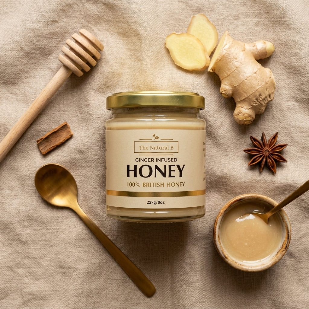 Ginger Infused Honey - 100% British
